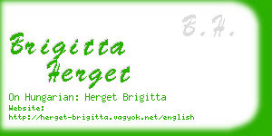 brigitta herget business card